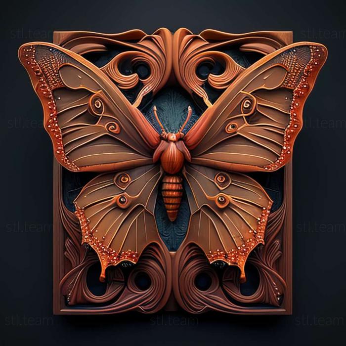 3D модель Attacus taprobanis (STL)